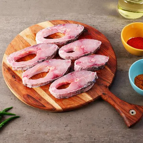 Catla (Bhakur) Medium Fish - Bengali Cut, No Head 500 Gms