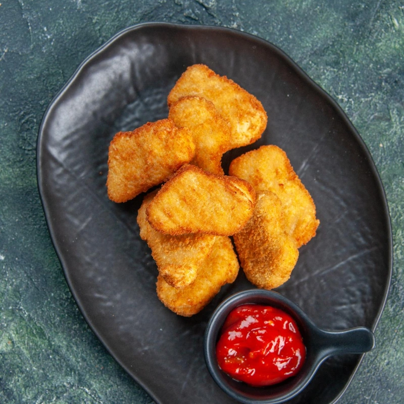 Chicken plain nuggets 250 Gms